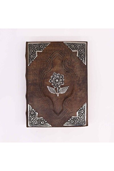 OEM Vintage Leather Diary | Handmade | Floare de Rai | 26 x 18 cm