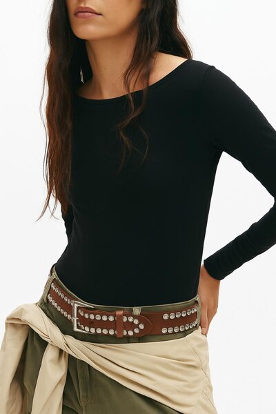 HAKKE Finger Interlocking Flat Ribbed Sweat