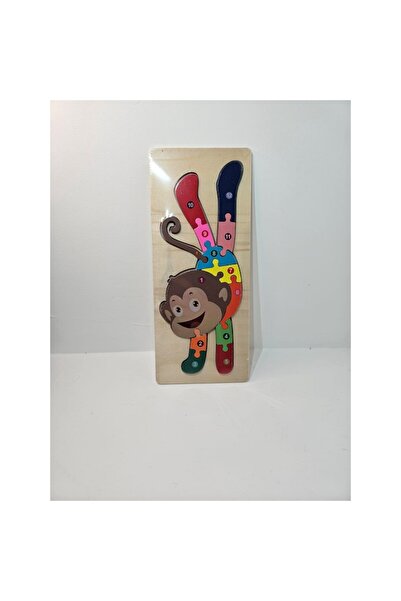 OEM Educational Wooden Montessori Puzzle - Monkey with Numbers