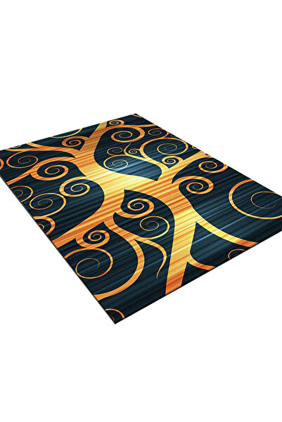 HALAMODO Geometric Pattern Kitchen Floor Mat Multicolour 40X60cm