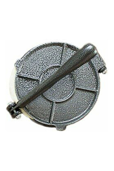 HALAMODO مكبس تورتيلا من الألومنيوم الرمادي مقاس 8 بوصات