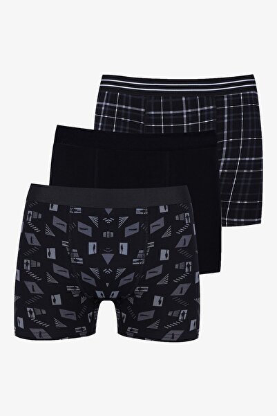 koza iç giyim Ανδρικό μπόξερ από τριπλό βαμβάκι λύκρα