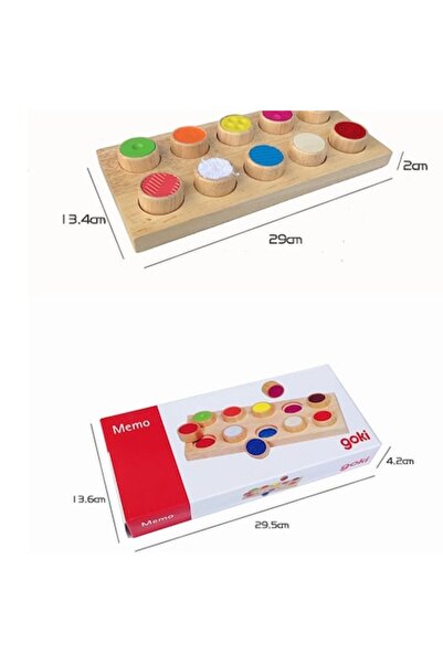 OEM Tablă educativă Montessori din lemn cu 10 piese cu diferite asocieri de t...