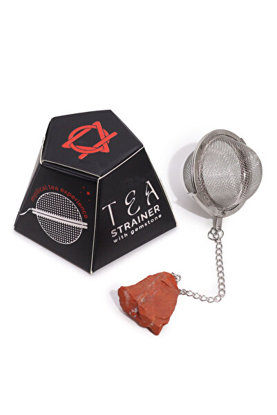 OEM Infuzor de ceai – Ministrecătoare cu cristal de Jasp Roșu | Vitalitate și...