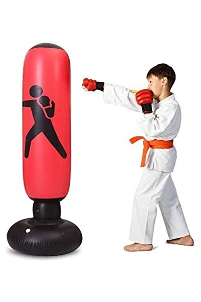 HALAMODO كيس ملاكمة قابل للنفخ قائم بذاته