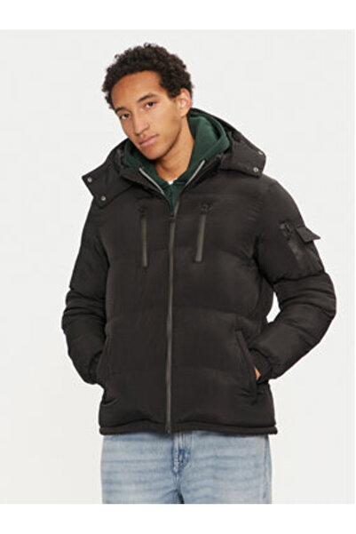 Brave Soul Ανδρικό Χειμερινό Μπουφάν MJK-BROCKHALLCRI Μαύρο