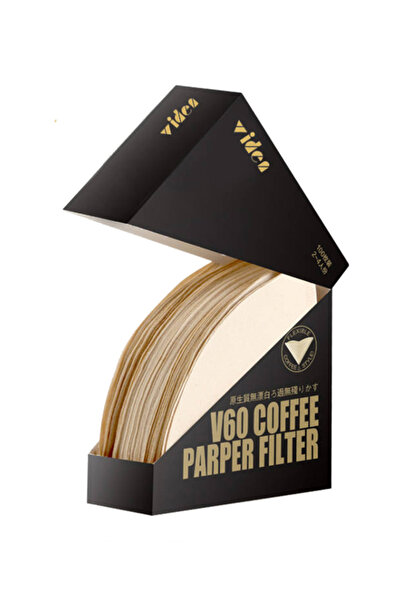 HALAMODO ١٠٠ قطعة من ورق فلتر القهوة غير المبيض للاستخدام مرة واحدة، لون بيج،...