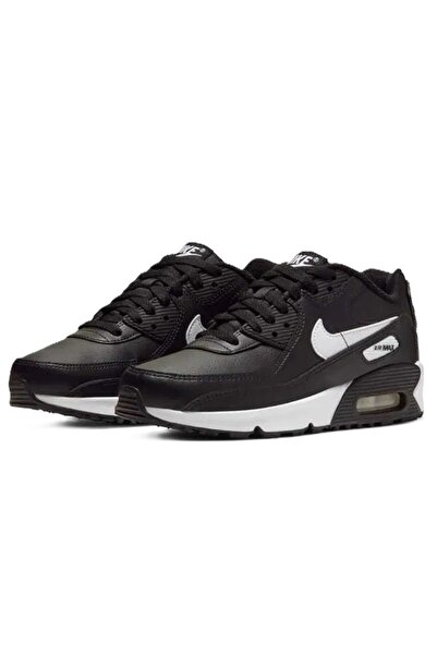 Nike Air Max 90 Leather Unisex Sneaker Hakiki Deri Günlük Ayakkabı Siyah