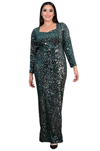 rotop Long Party dress, for occasions, made of sequins, elegant model