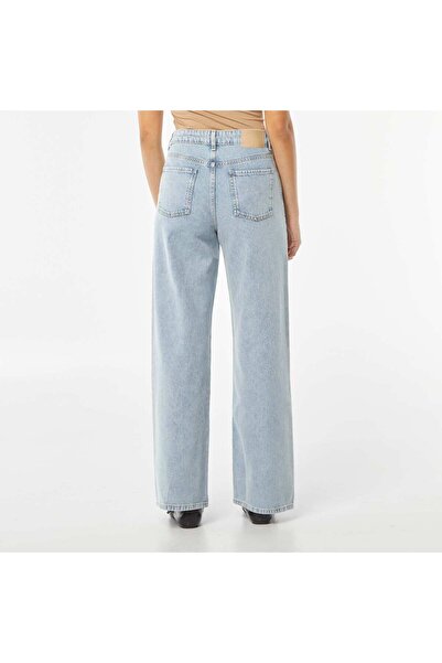 KIABI Wide-leg jeans BLUE