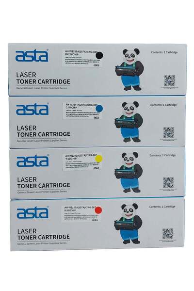 ASTA حبر متوافق مع خرطوشة HP 207A البديلة