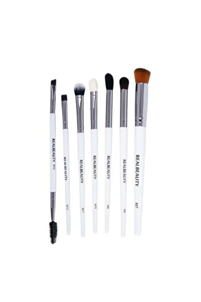 real beauty مجموعة فرش مكياج احترافية - 7 قطع من