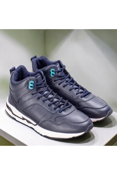 BMoD Ghete sport albastru închis pentru bărbați cu șireturi MOD07484