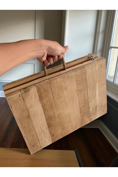 idetta Katlanabilir Model Araç İçi Piknik Ve Bahçe Masası Ahşap Masa Kamp Masası