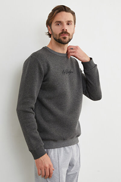 Fulla Moda Φούτερ με τυπωμένο γράμμα με ανάγλυφο 3 νήματα