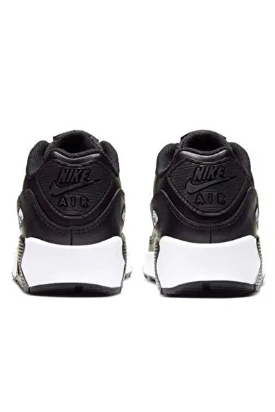 Nike Air Max 90 Leather Unisex Sneaker Hakiki Deri Günlük Ayakkabı Siyah