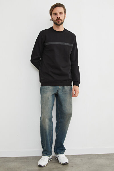 Fulla Moda Світшот з принтом «You`re Stronger» та велосипедним коміром