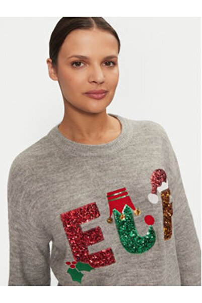 Brave Soul Γυναικείο Πουλόβερ LKX-230ELF Γκρι