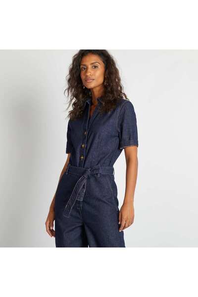 KIABI Denim jumpsuit BLUE