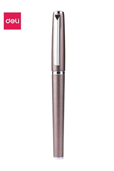 HALAMODO قلم حبر جل معدني برأس رصاصي من Office، رمادي - 0.5 مم، حبر أسود رماد...