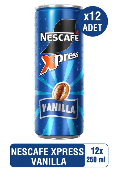 Nescafe NESCAFÉ XPRESS Vanilla Soğuk Kahve 250ml x12