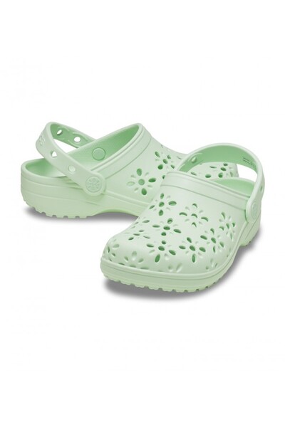 Crocs Classic Floral Cut Out Clog Kız Bebek Terlik 210944