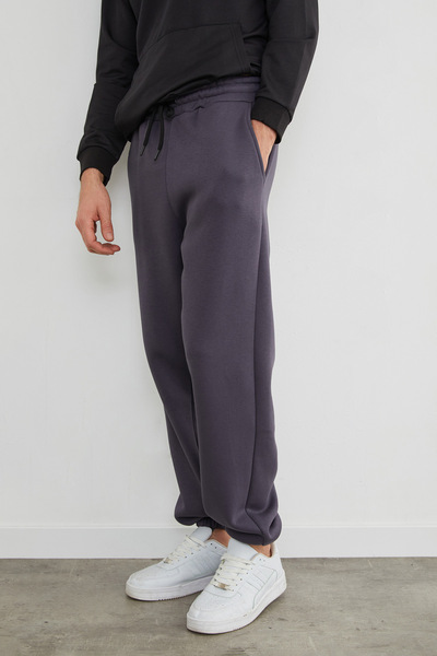 Fulla Moda 3 İplik Beli Bağlamalı Jogger Eşofman Altı