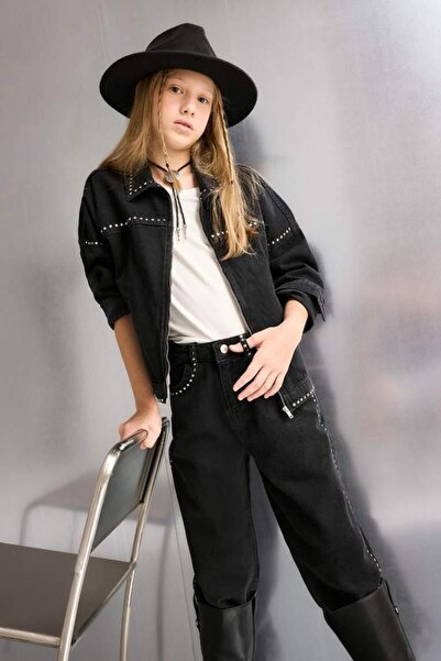 DeFacto Детско памучно дънково яке с цип (25 AU)