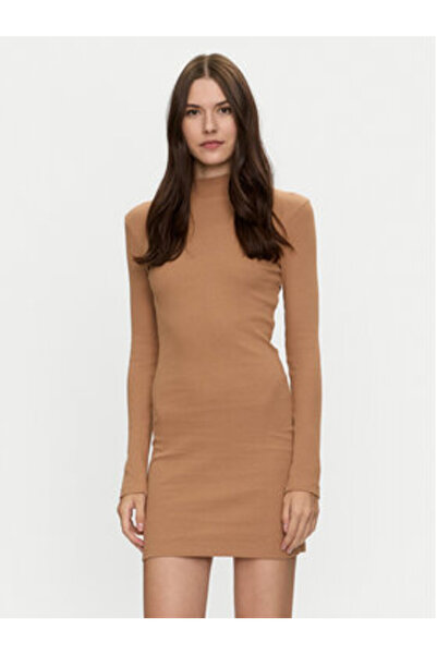 Brave Soul Γυναικείο Πλεκτό Φόρεμα LDRJ-69GERRIECAM Μπεζ