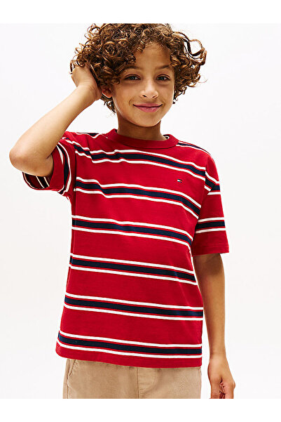 Tommy Hilfiger Boy's Cotton Stripe T-Shirt