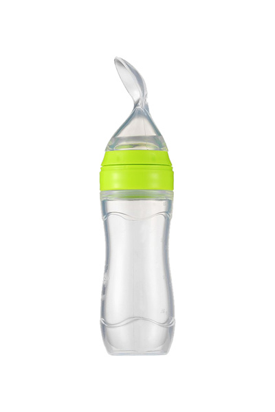 HALAMODO ملعقة توزيع الطعام وعصير الحبوب وزجاجة الرضاعة