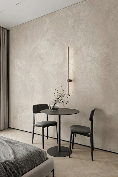 dreamwall Krem Beton Görünümlü Tekstil Duvar Kağıdı