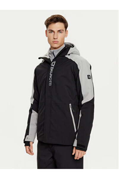 Brunotti Ανδρικό μπουφάν σκι 2421200051 Μαύρο, Γκρι
