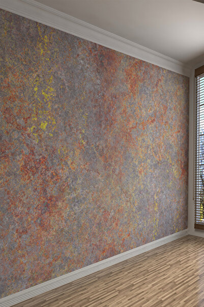 dreamwall Loft Tarzı Pas ve Oksit Efektli Tekstil Duvar Kağıdı