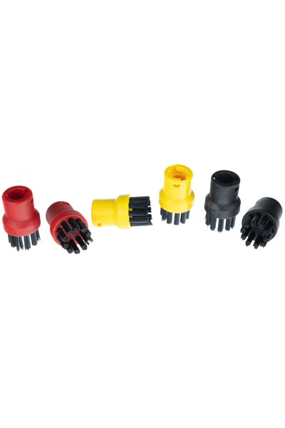 Rosfix Set Perii Rotunde Abur 6 Buc | Compatibil cu Aparat Abur Kärcher SC