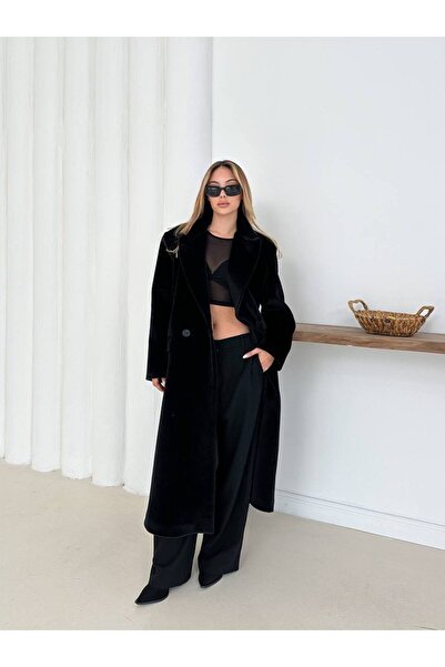 Rabi Shine PALTOANĂ DE PĂR DE GÂRZĂ PENTRU FEMEI