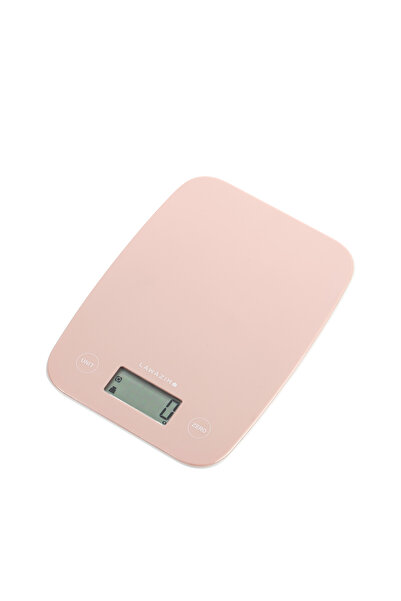 Lawazim Digital Kitchen Scale - Pink Electronic Food Scale with LCD Display & Zero Function