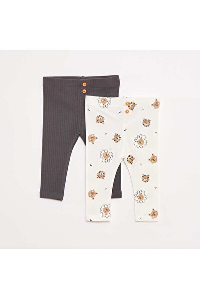 KIABI Pack of long leggings WHITE