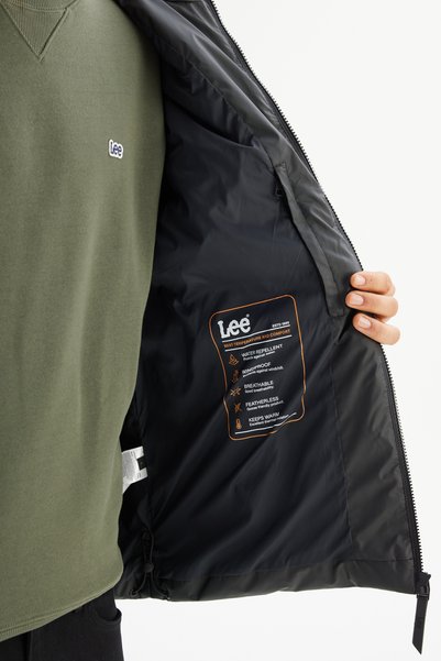 Lee Regular Fit Normal Kesim Kapüşonlu Casual Mont