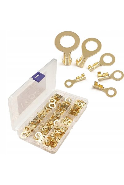 Rosfix M3–M10 Eyelet Connector Set 150 Pcs | Brass | High Conductivity