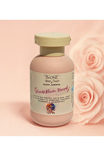 BeOne Cosmetics BlondeBloom Revival, Leave-in BIO par blond, vopsit,deteriorat cu Keratina, Panthenol, Hairbond