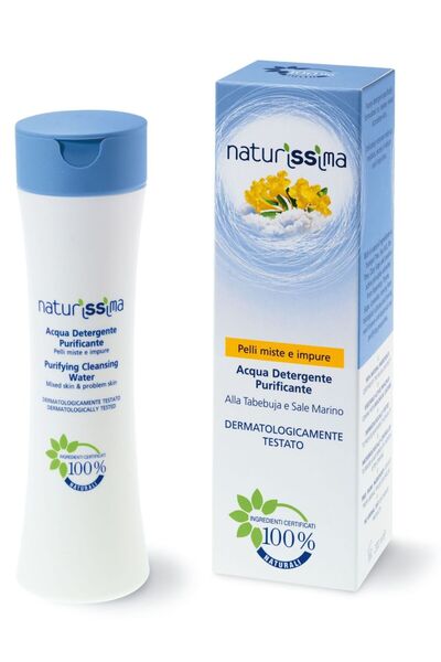 Naturissima Spuma detergenta, ten mixt, tabebuia si sare marina, Naturissima, 200 ml