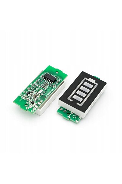 Rosfix 1S–8S Charge Indicator | 5 Level LED | For 18650 Batteries