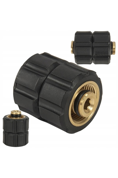 Rosfix Adaptor Rotativ M22x1,5 | Alamă, 400 Bar | Compatibil cu Kärcher, Kranzle