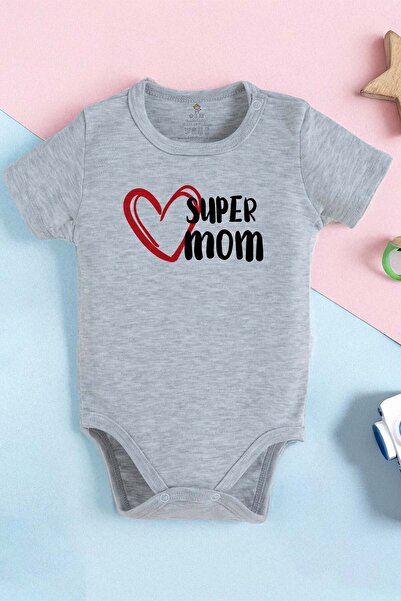 bebek perisi بدلة أطفال مصنوعة من القطن العضوي بنسبة 100% بتصميم سوبر مام