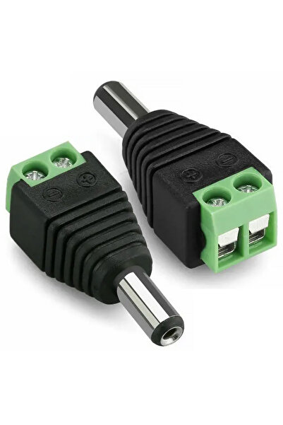 Rosfix Mufă Alimentare DC 5,5x2,1mm Tată | 30V 2A | Conector cu Șurub