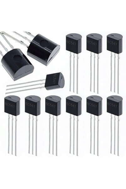 Rosfix NPN Transistor BC547 – Set of 10 Pieces | Ideal for Arduino, DIY, Robots