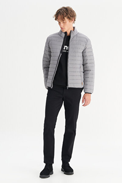 WRANGLER Regular Fit Normal Cut Stand Collar Puffer Jacket with Pockets