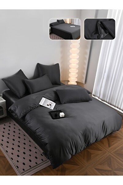 CHIRASO CHIRASO Bedding, Satin with Silk Look, Classic Sheet 230x240cm Duvet Cover 200x230 4 Pillowcases