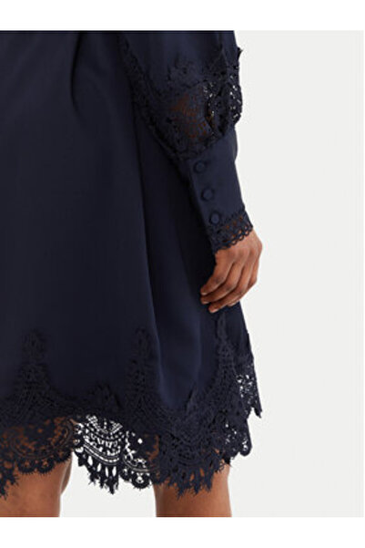 Bruuns Bazaar Γυναικείο Φόρεμα Casual BBW4269 Μπλε Σκούρο Μπλε